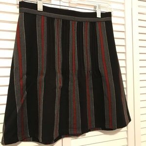 New Retro Pleat Stripe Mini Skirt The Fifth Label